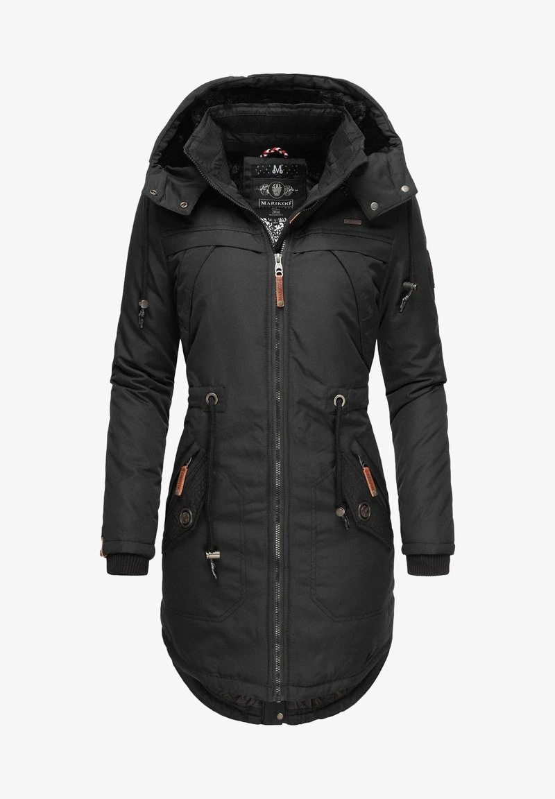 Marikoo KAMII - Wintermantel - Black 3 Marikoo KAMII - Wintermantel - Black