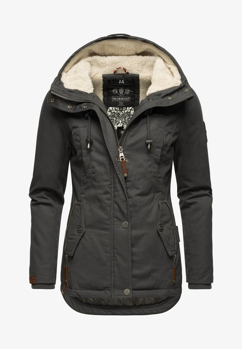 Marikoo BIKOO - Wintermantel - Grey 3 Marikoo BIKOO - Wintermantel - Grey