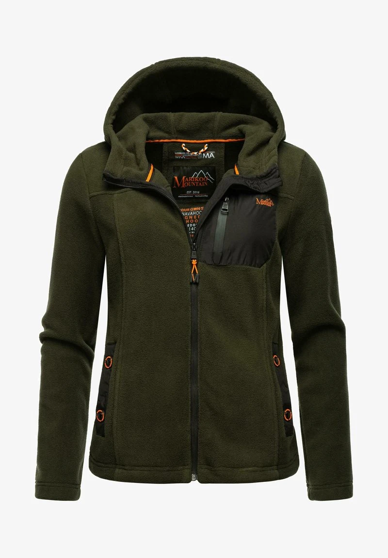 Marikoo MOUNT IWAKI - Fleecejacke - Olive 3 Marikoo MOUNT IWAKI - Fleecejacke - Olive