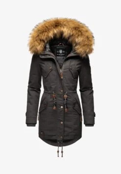 Marikoo VIVA - Wintermantel - Dark Grey