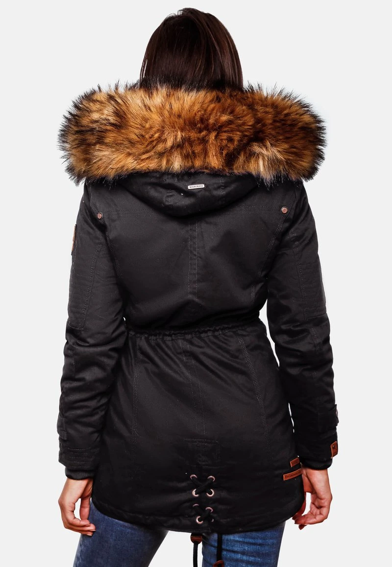 Marikoo VIVA - Wintermantel - Black 4 Marikoo VIVA - Wintermantel - Black – Bild 2