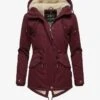 Marikoo MANOLYA - Wintermantel - Dark Red Melange -Marikoo deb2667feab5429ca8b662e0a5c48986