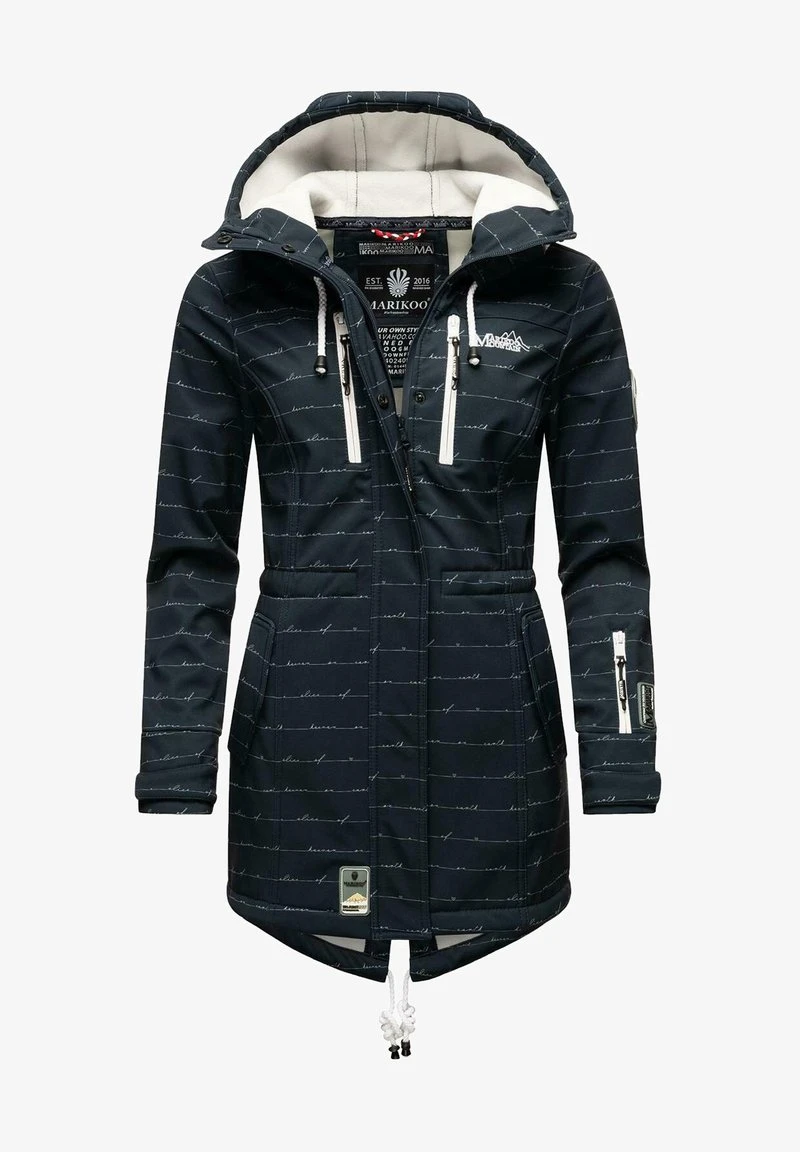 Marikoo ZIMTZICKE - Parka - Navy Lines 7 Marikoo ZIMTZICKE - Parka - Navy Lines – Bild 5