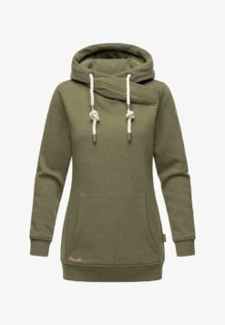 Marikoo IZUYAA - Kapuzenpullover - Dusty Olive Melange
